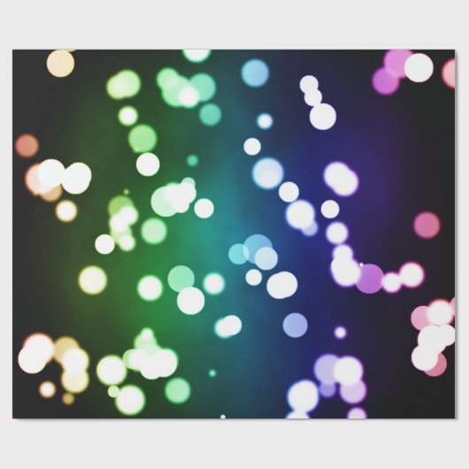 Bokeh Geschenkpapier (Flach)