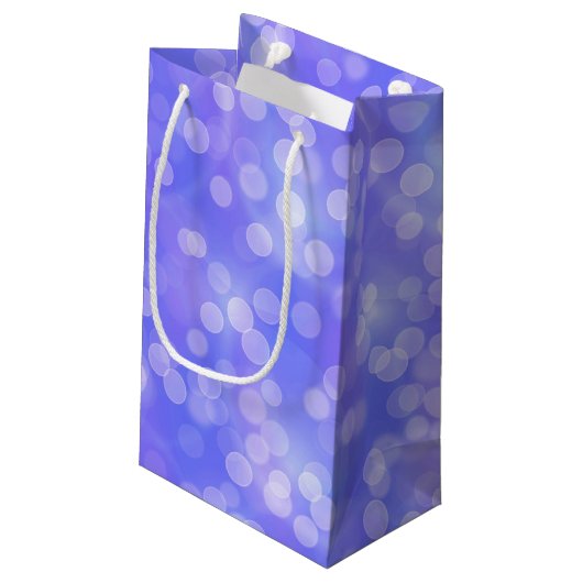 Bokeh Gift Bag Kleine Geschenktüte (Rückseite Schrägansicht)