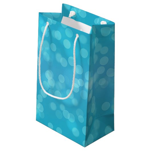 Bokeh Gift Bag Kleine Geschenktüte (Rückseite Schrägansicht)