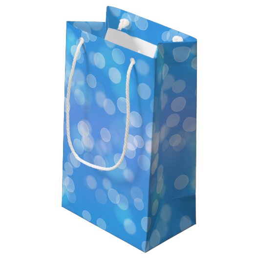 Bokeh Gift Bag Kleine Geschenktüte (Rückseite Schrägansicht)