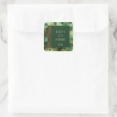 Bokeh Glam Green & Gold Fevor Stickers (Tasche)