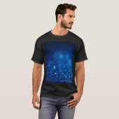 Bokeh-Glitzer: Hintergrund funkelnder Kreise. T-Shirt (Vorne ganz)