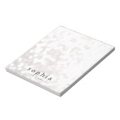 Bokeh-Glitzer Notizblock (Rotiert)