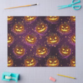 Bokeh Halloween | Glowing Jack-O’ Lantern (2) Seidenpapier (Basteln)