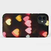 Bokeh Hearts Case-Mate iPhone Hülle (Rückseite (Horizontal))