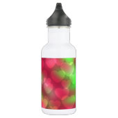 Bokeh Hearts Pink und Green Trinkflasche (Rechts)