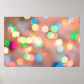 Bokeh Helligkeitsbeleuchtung Poster (Vorne)