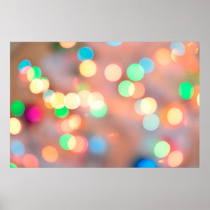 Bokeh Helligkeitsbeleuchtung Poster