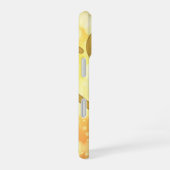 Bokeh Hintergrund Gold Linked Herz iPhone 16 Hülle (Rechte Seite)