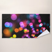 Bokeh Hintergrundlichtreflektionen Badehandtuch (Badehandtuch)