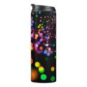 Bokeh Hintergrundlichtreflektionen Thermosbecher (Nach rechts gedreht)