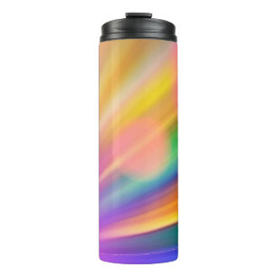 Bokeh Hintergrundlichtreflektionen Thermosbecher