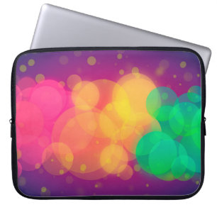 Bokeh Hintergrundtextur farbig Laptopschutzhülle