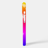 Bokeh hört auf Neon Gradient Rainbow Case-Mate iPhone Hülle (Rückseite / Links)
