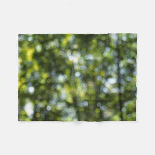 Bokeh im Frühjahr Fleecedecke (Vorderseite (Horizontal))