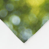Bokeh im Frühjahr Fleecedecke (Ecke)