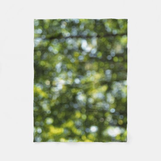 Bokeh im Frühjahr Fleecedecke (Vorderseite)