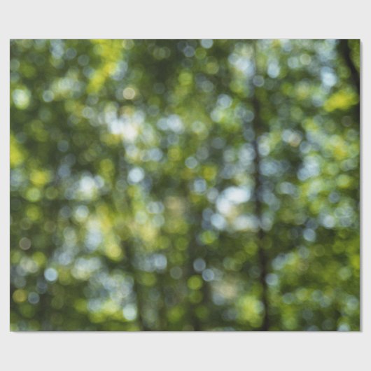 Bokeh im Frühjahr Geschenkpapier (Flach)