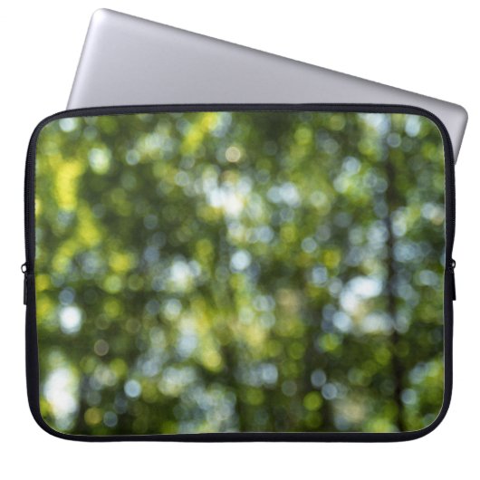 Bokeh im Frühjahr Laptopschutzhülle (Vorderseite)