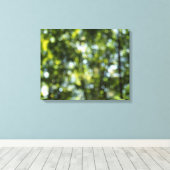 Bokeh im Frühjahr Leinwanddruck (Insitu (Holzboden))
