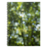Bokeh im Frühjahr Notizblock (Vorderseite)