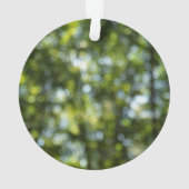 Bokeh im Frühjahr Ornament (Rückseite)
