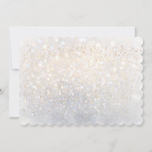 Bokeh-Junggeselinnen-Abschied Einladung (Rückseite)