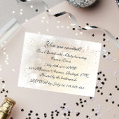 Bokeh-Junggeselinnen-Abschied Einladung