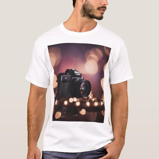 Bokeh-Kamera T-Shirt (Vorderseite)