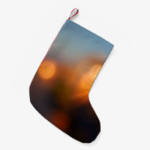 Bokeh Kleiner Weihnachtsstrumpf (Vorderansicht (hängend))