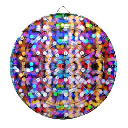 Bokeh-Kunst Dartscheibe (vorne)