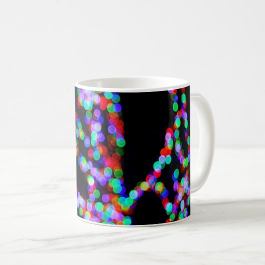 Bokeh-Lampen Kaffeetasse (VorderseiteRechts)