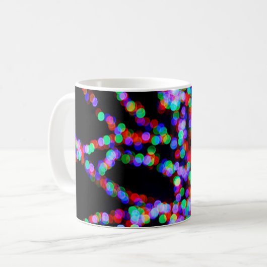 Bokeh-Lampen Kaffeetasse (Vorderseite Links)
