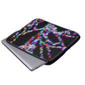 Bokeh-Lampen Laptopschutzhülle (Vorne Knopf)