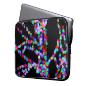 Bokeh-Lampen Laptopschutzhülle (Vorderseite Links)
