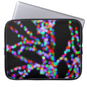 Bokeh-Lampen Laptopschutzhülle (Vorderseite)