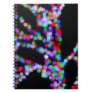 Bokeh-Lampen Notizblock