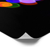 Bokeh-Lampen Poster (Ecke)