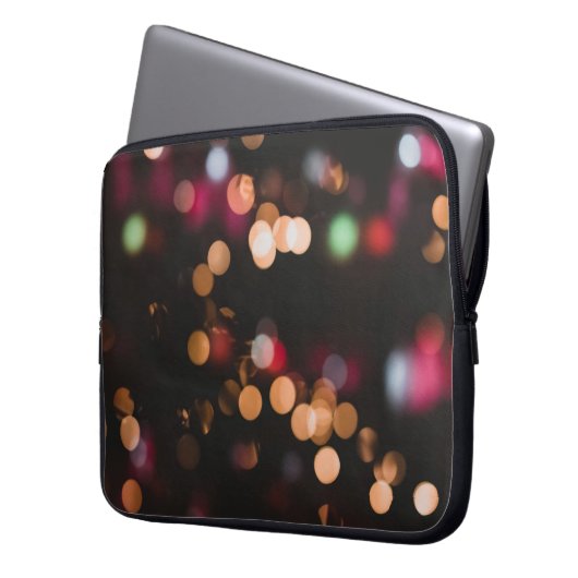 Bokeh Laptopschutzhülle (Vorderseite Links)