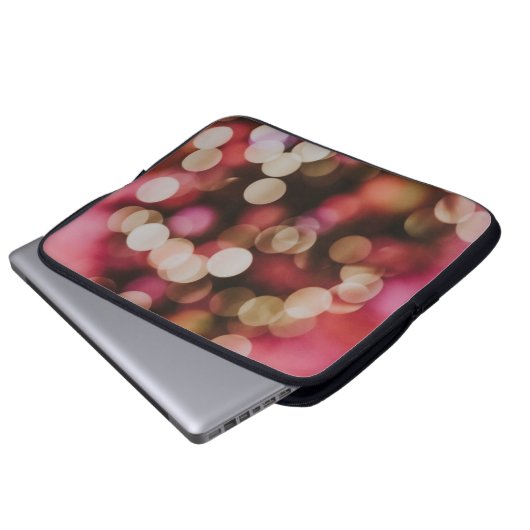 Bokeh Laptopschutzhülle (Vorne Knopf)