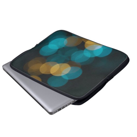 Bokeh Laptopschutzhülle (Vorne Knopf)