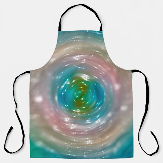 Bokeh-Licht, schimmerndes, verschwommenes Fleckenl Schürze (Vorderseite)