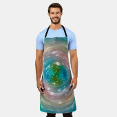 Bokeh-Licht, schimmerndes, verschwommenes Fleckenl Schürze (Getragen)