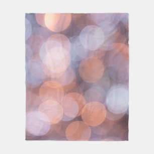 Bokeh Lichteffekt Design glänzend Fleecedecke