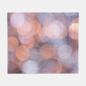 Bokeh Lichteffekt Design glänzend Fleecedecke (Vorderseite (Horizontal))