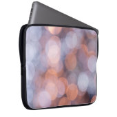Bokeh Lichteffekt Design glänzend Laptopschutzhülle (Vorne Rechts)