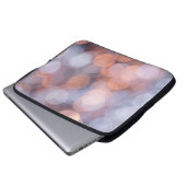 Bokeh Lichteffekt Design glänzend Laptopschutzhülle (Vorne Knopf)