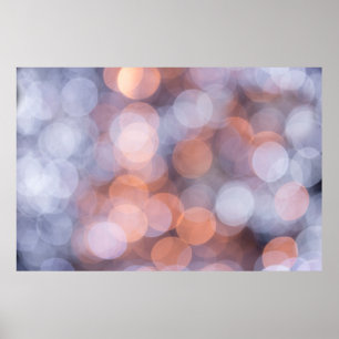 Bokeh Lichteffekt Design glänzend Poster