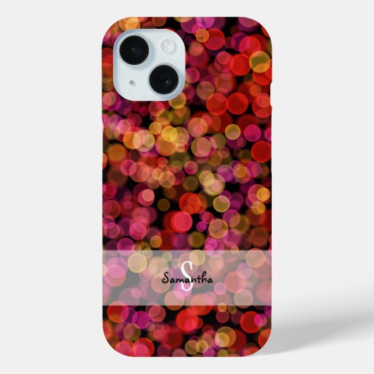 Bokeh-Lichter Case-Mate iPhone Hülle (Rückseite)