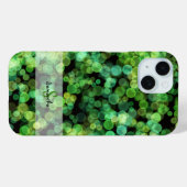 Bokeh-Lichter in Grüntönen Case-Mate iPhone Hülle (Rückseite (Horizontal))